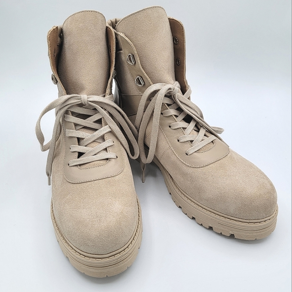 Avellini Combat Boots Desert Tan NWOT #2618